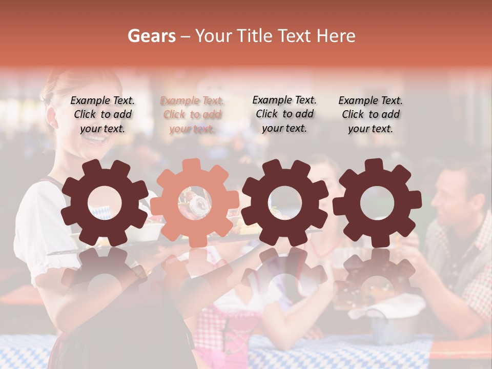 Sunny Sausage Drink PowerPoint Template