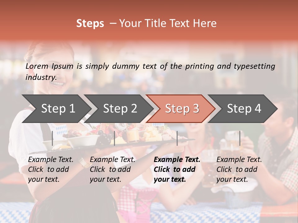 Sunny Sausage Drink PowerPoint Template