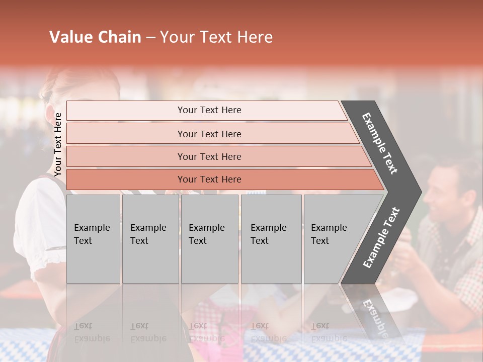 Sunny Sausage Drink PowerPoint Template