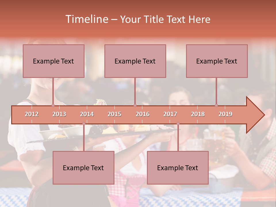 Sunny Sausage Drink PowerPoint Template