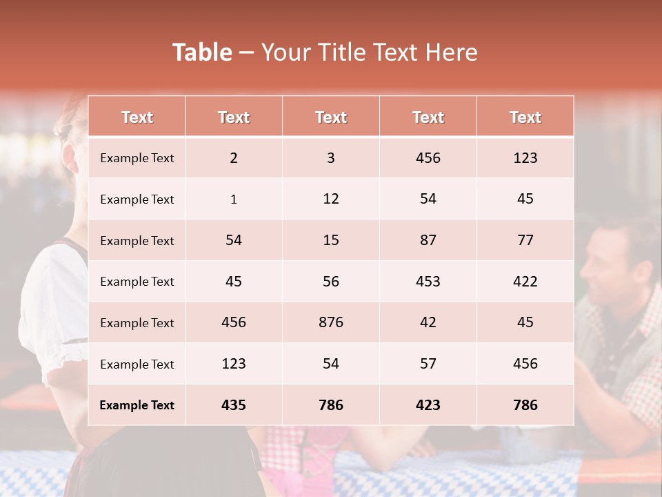 Sunny Sausage Drink PowerPoint Template