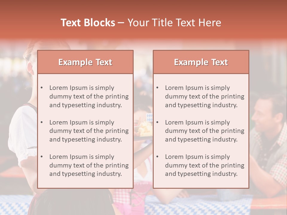 Sunny Sausage Drink PowerPoint Template