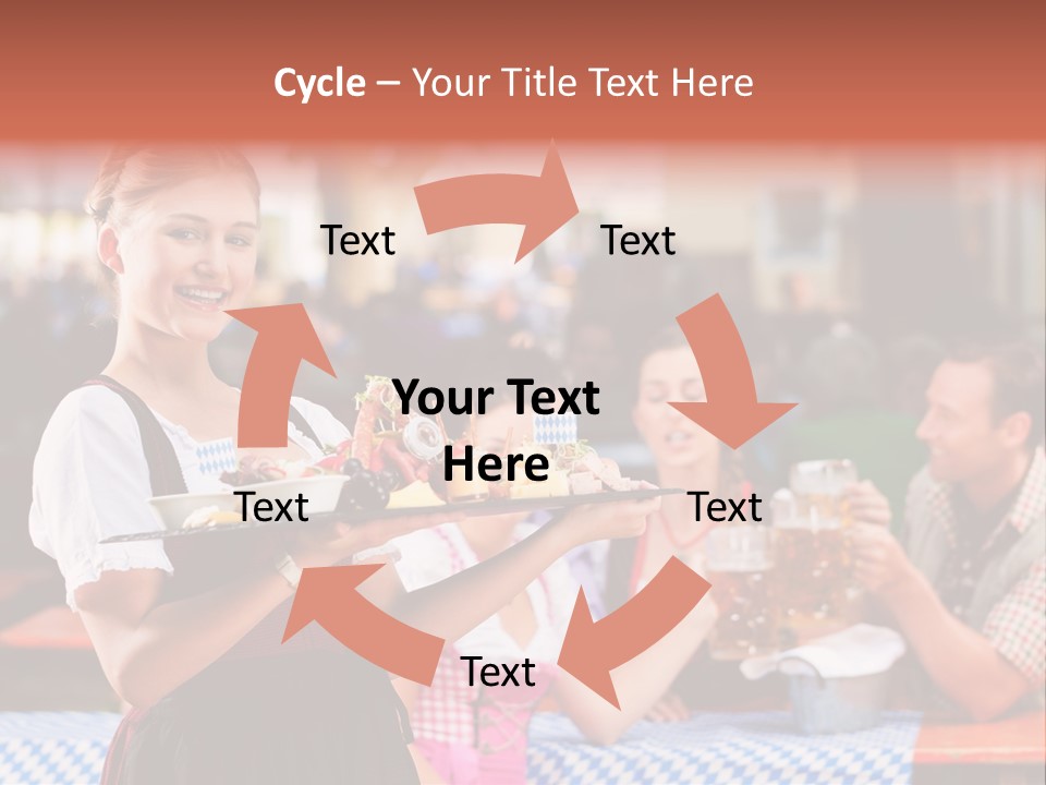 Sunny Sausage Drink PowerPoint Template