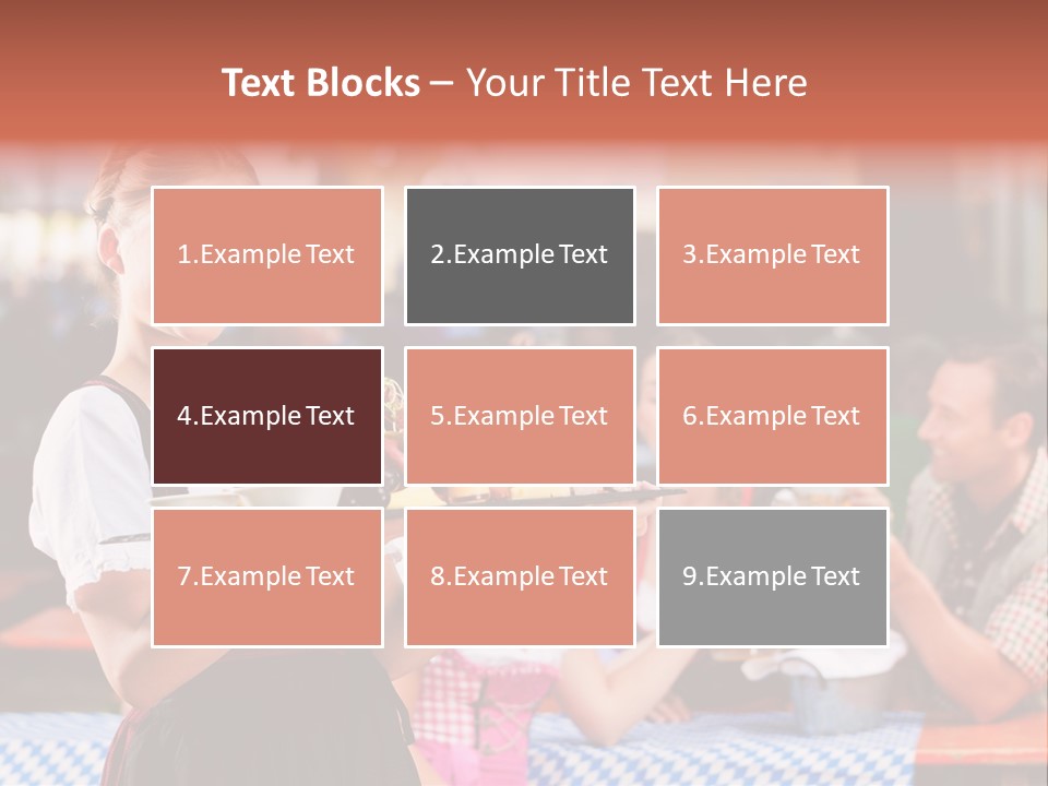 Sunny Sausage Drink PowerPoint Template