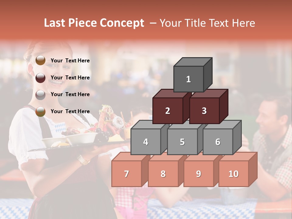 Sunny Sausage Drink PowerPoint Template