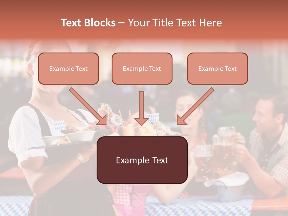 Sunny Sausage Drink PowerPoint Template