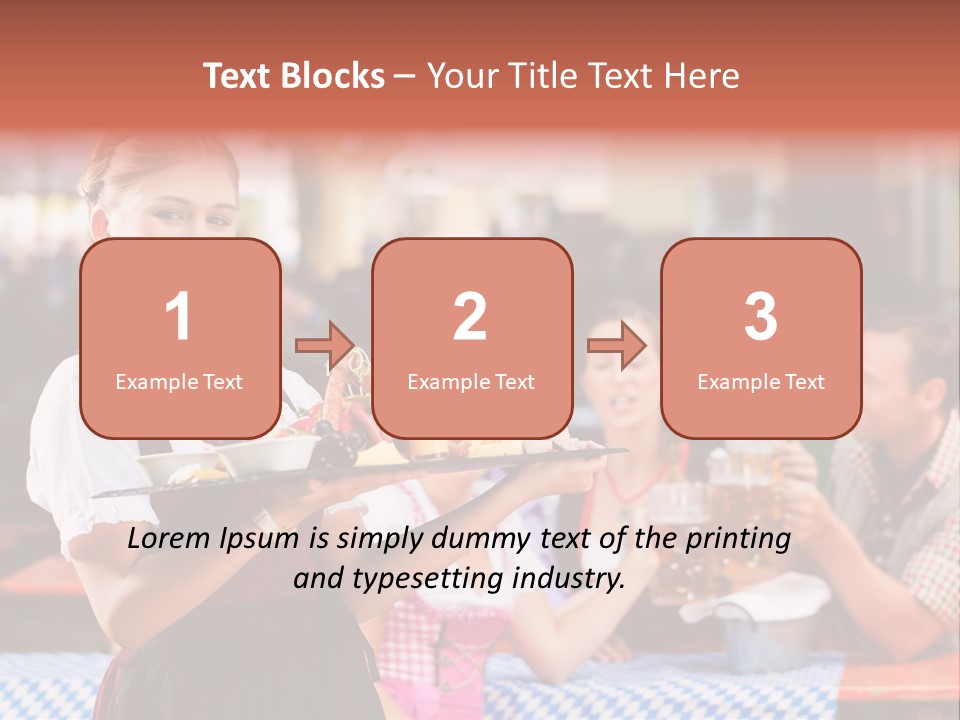 Sunny Sausage Drink PowerPoint Template