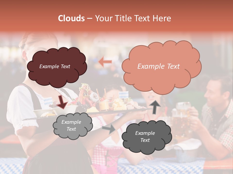 Sunny Sausage Drink PowerPoint Template