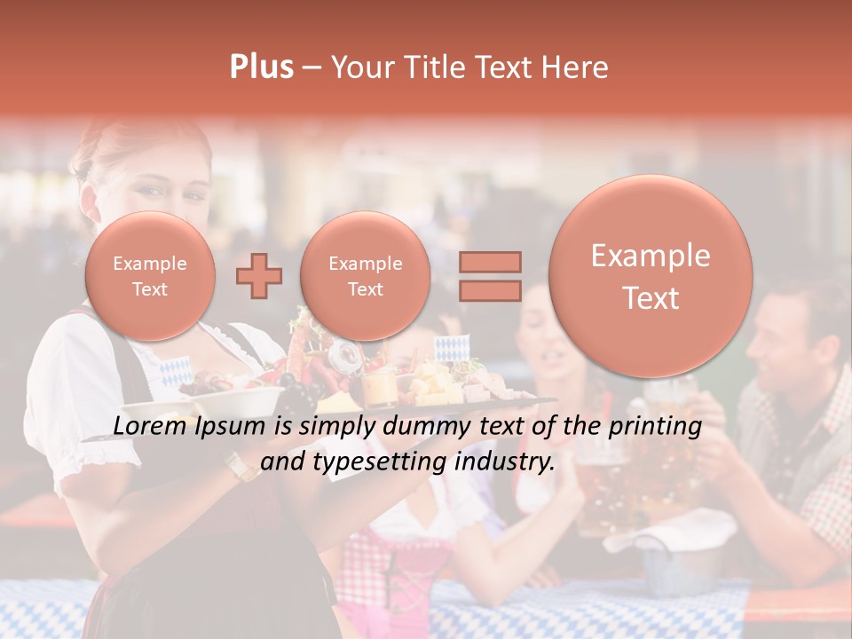 Sunny Sausage Drink PowerPoint Template