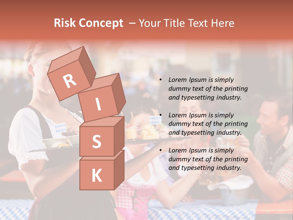 Sunny Sausage Drink PowerPoint Template