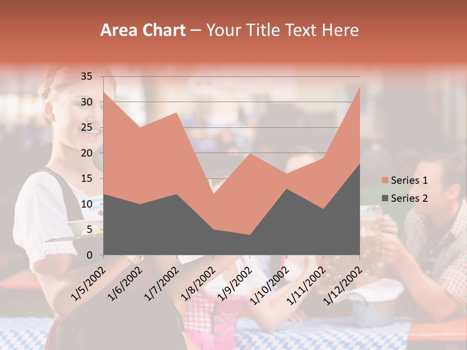 Sunny Sausage Drink PowerPoint Template