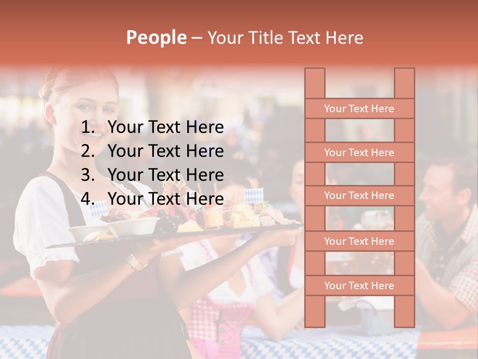 Sunny Sausage Drink PowerPoint Template