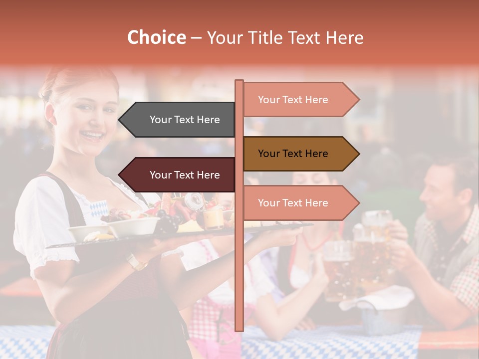 Sunny Sausage Drink PowerPoint Template