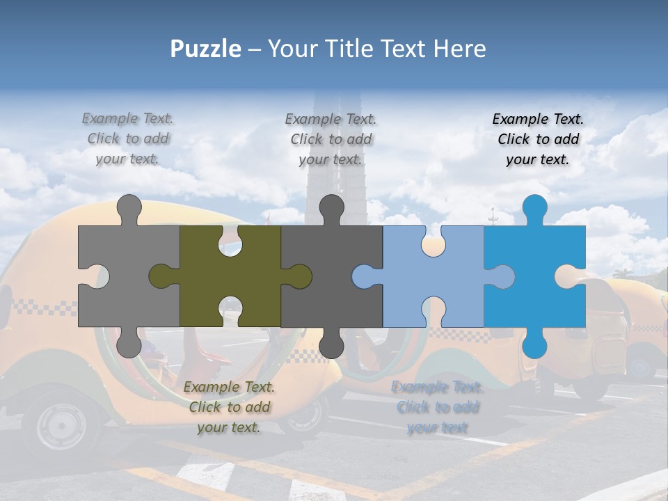 Motorcycle Tourist Vacation PowerPoint Template