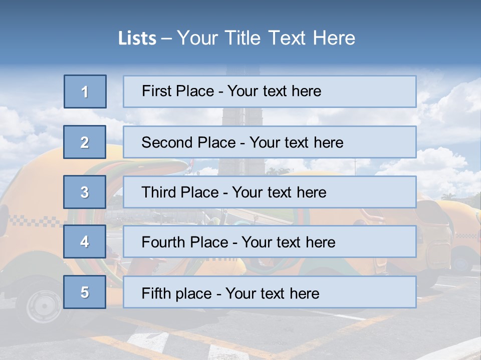 Motorcycle Tourist Vacation PowerPoint Template