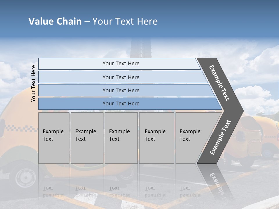 Motorcycle Tourist Vacation PowerPoint Template