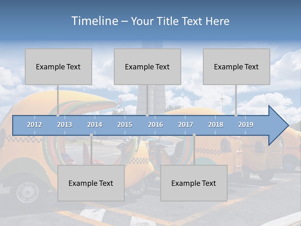 Motorcycle Tourist Vacation PowerPoint Template