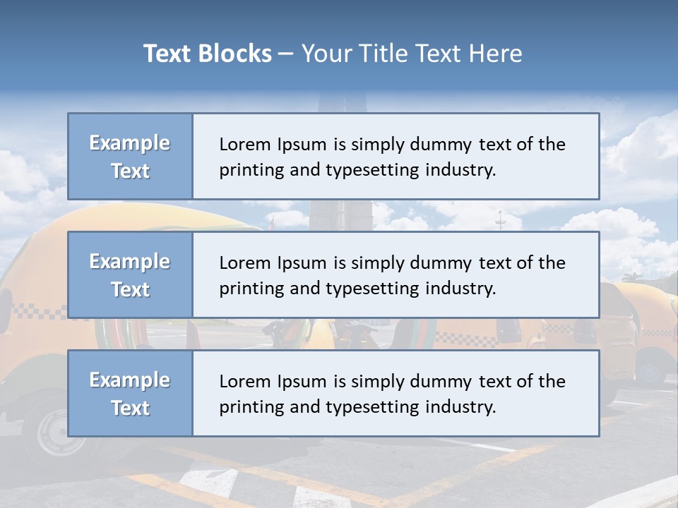 Motorcycle Tourist Vacation PowerPoint Template