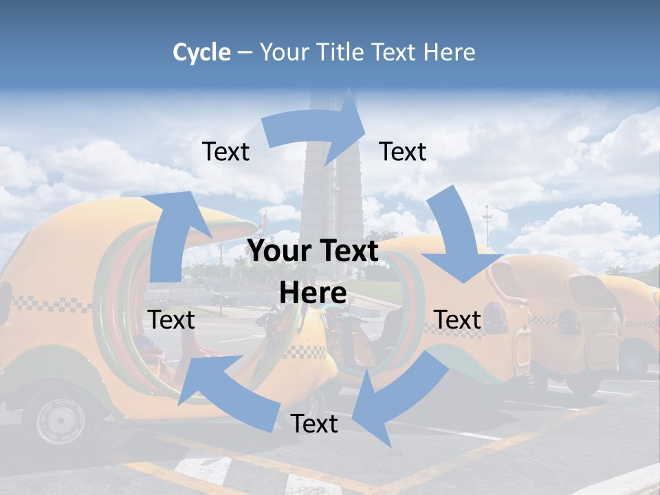 Motorcycle Tourist Vacation PowerPoint Template