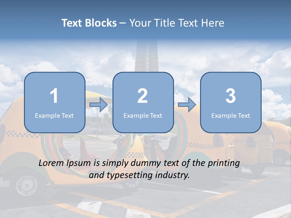 Motorcycle Tourist Vacation PowerPoint Template