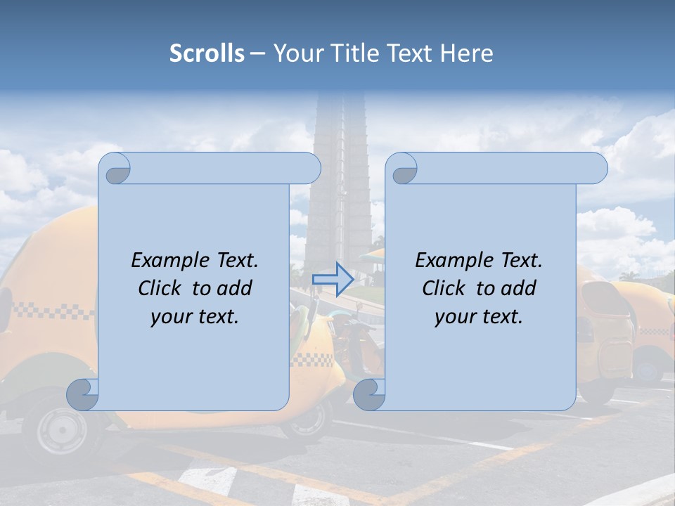 Motorcycle Tourist Vacation PowerPoint Template