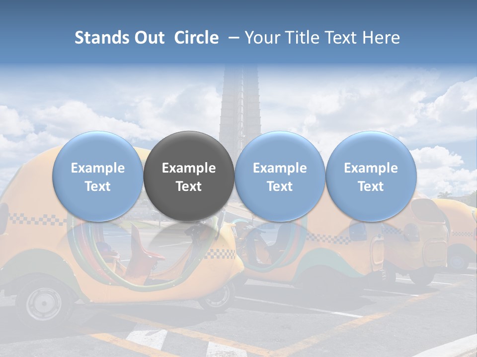 Motorcycle Tourist Vacation PowerPoint Template