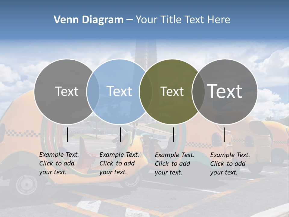 Motorcycle Tourist Vacation PowerPoint Template