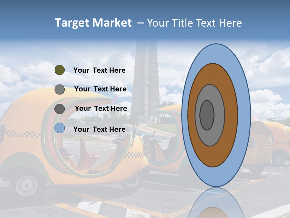 Motorcycle Tourist Vacation PowerPoint Template