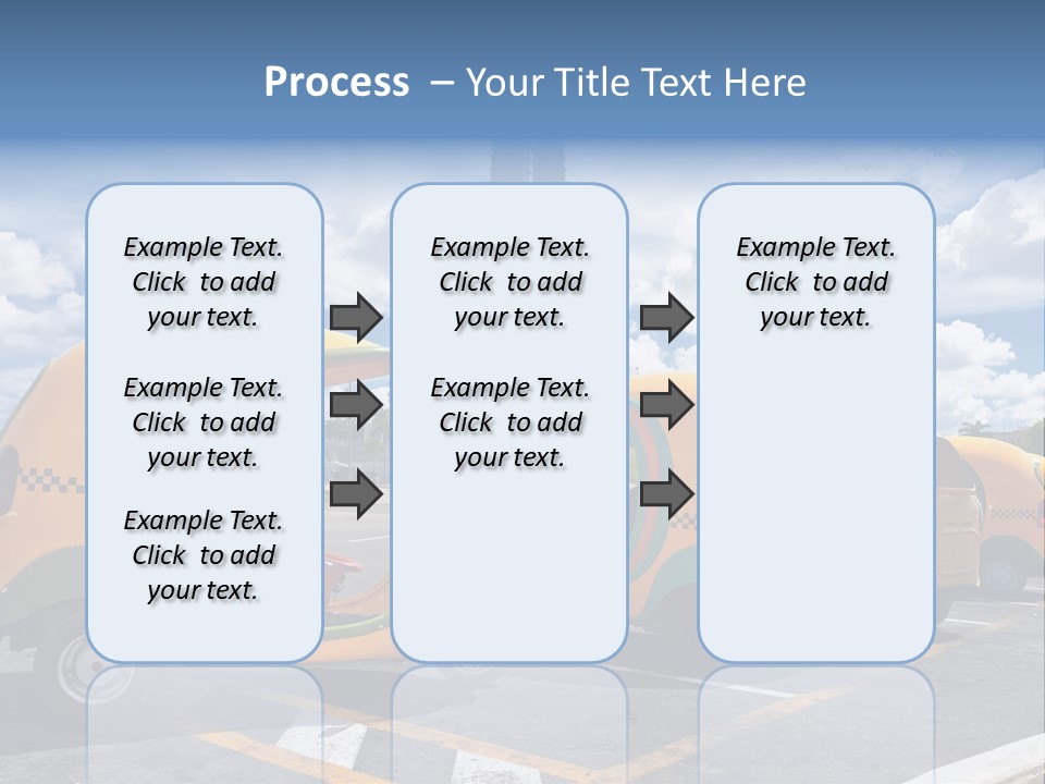 Motorcycle Tourist Vacation PowerPoint Template