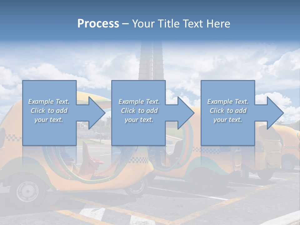 Motorcycle Tourist Vacation PowerPoint Template