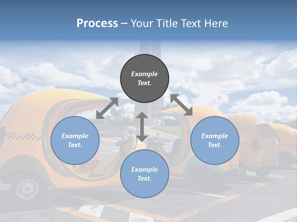 Motorcycle Tourist Vacation PowerPoint Template