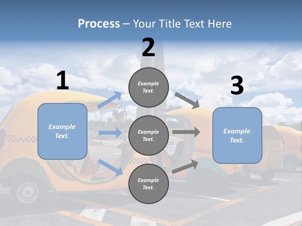 Motorcycle Tourist Vacation PowerPoint Template