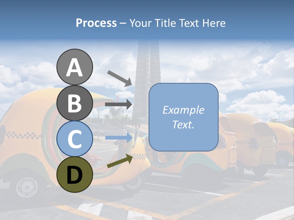 Motorcycle Tourist Vacation PowerPoint Template