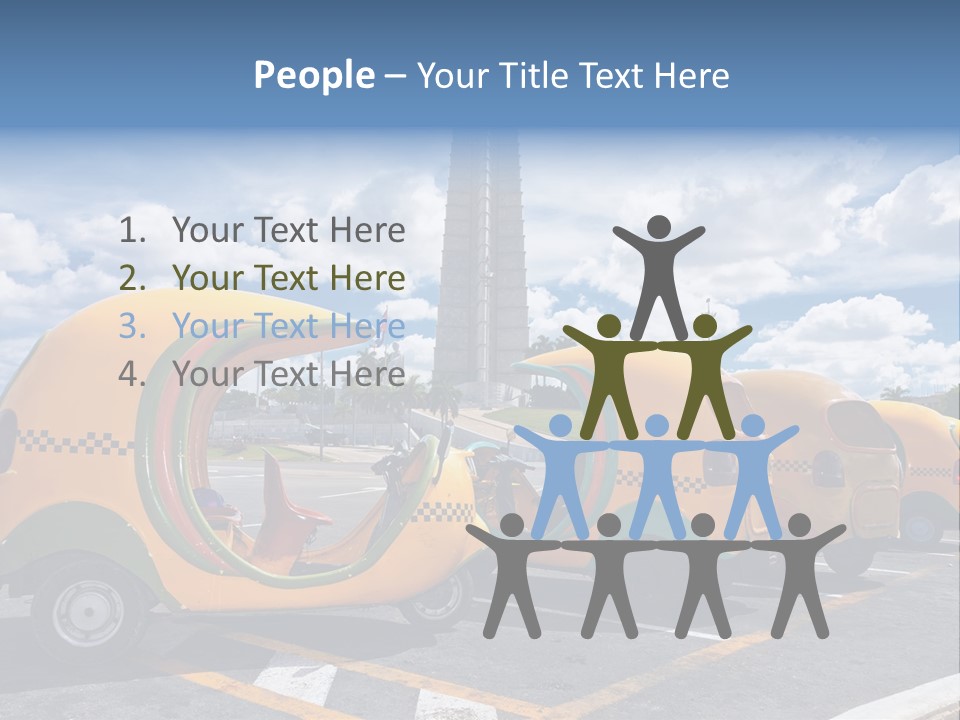 Motorcycle Tourist Vacation PowerPoint Template