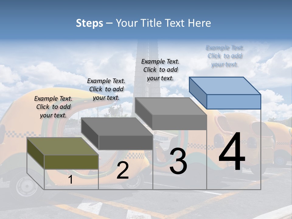 Motorcycle Tourist Vacation PowerPoint Template