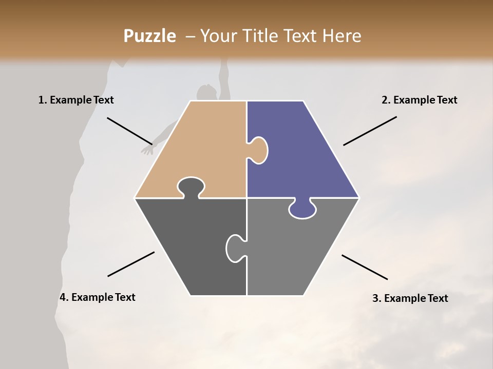 Cliff Achievement Free PowerPoint Template