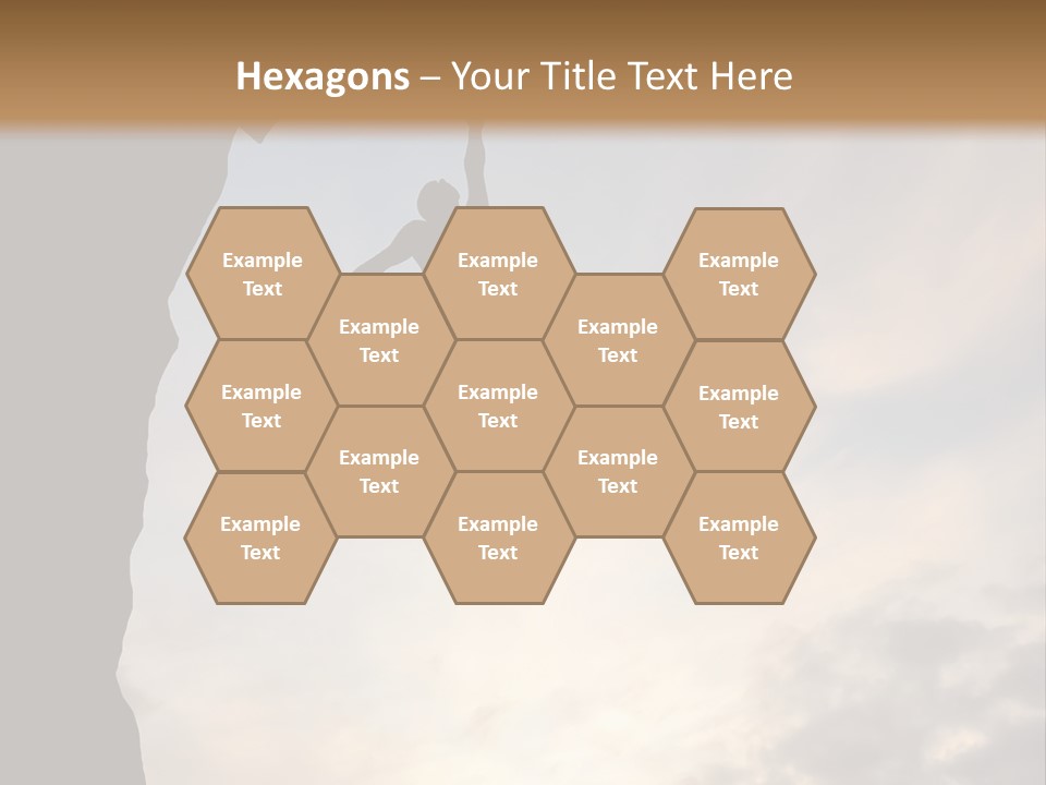Cliff Achievement Free PowerPoint Template