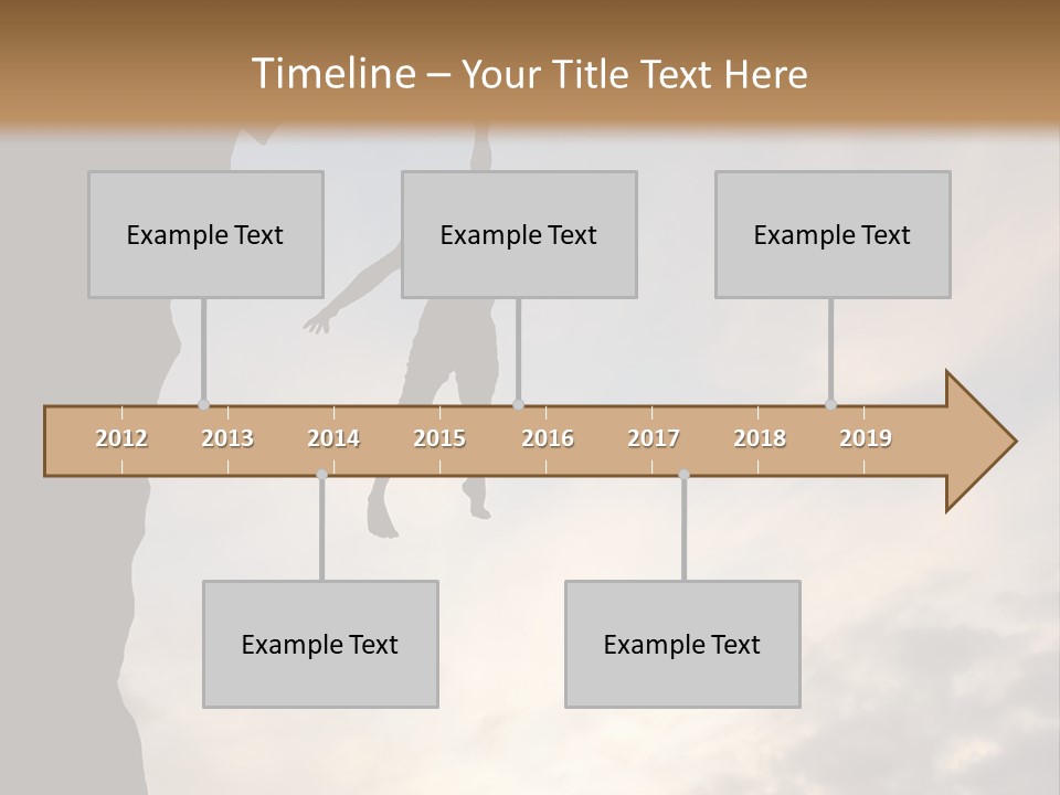Cliff Achievement Free PowerPoint Template