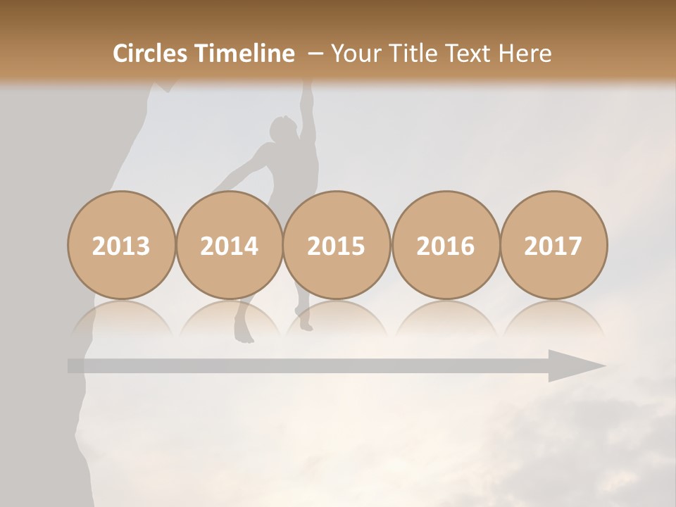 Cliff Achievement Free PowerPoint Template