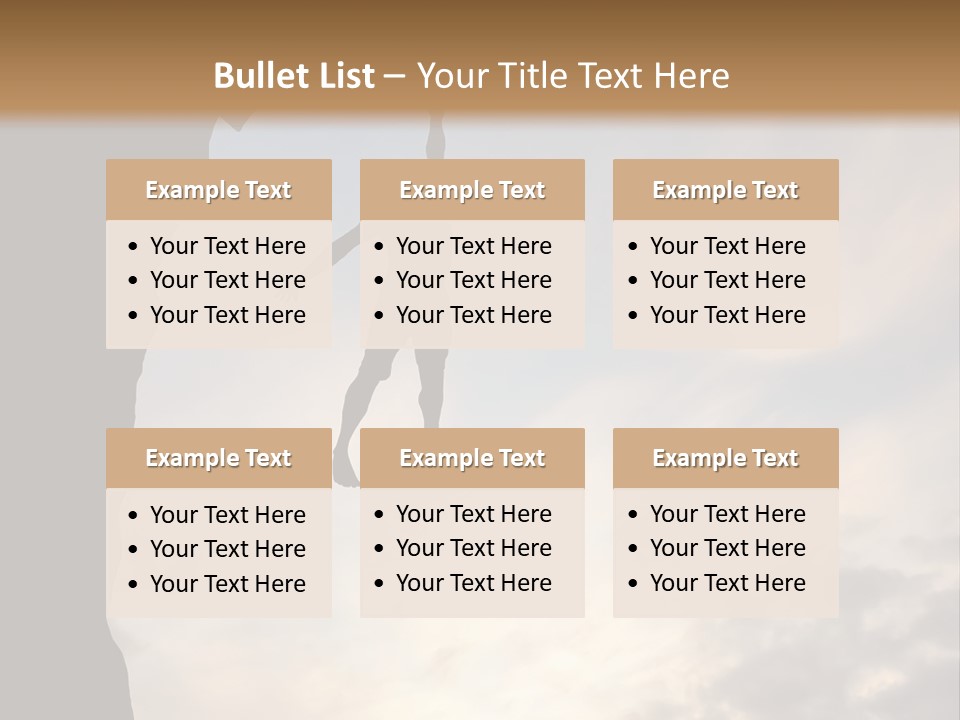 Cliff Achievement Free PowerPoint Template