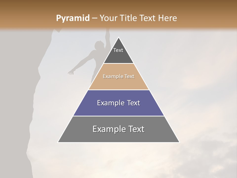 Cliff Achievement Free PowerPoint Template