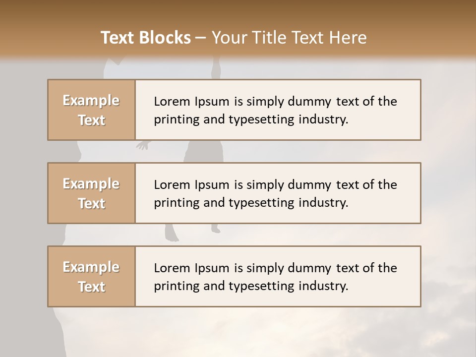 Cliff Achievement Free PowerPoint Template