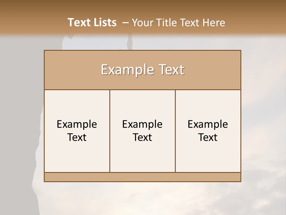 Cliff Achievement Free PowerPoint Template