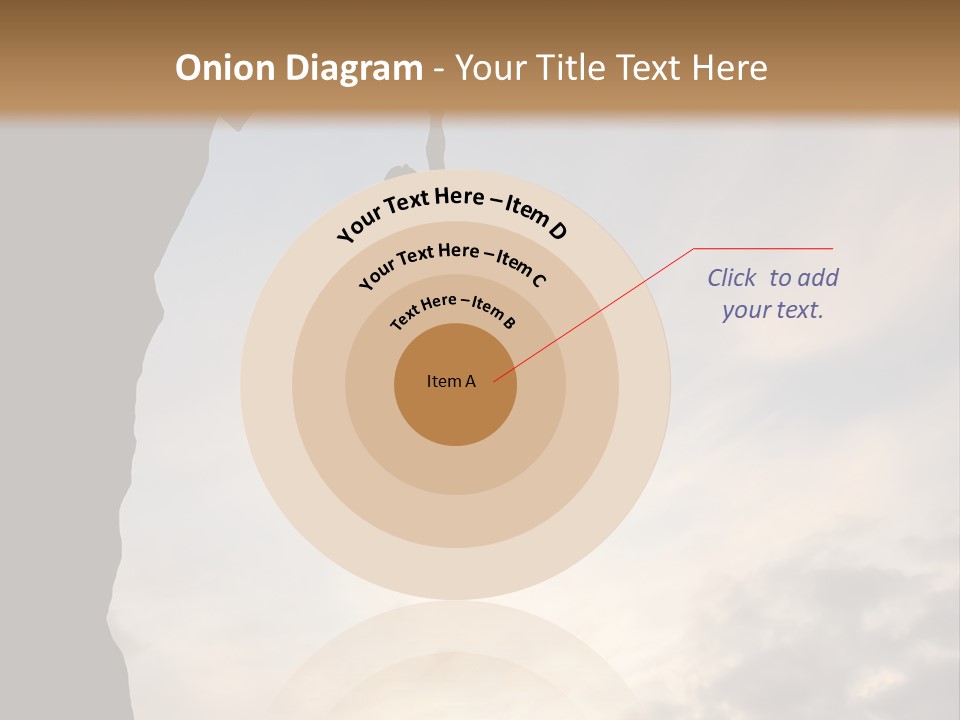 Cliff Achievement Free PowerPoint Template
