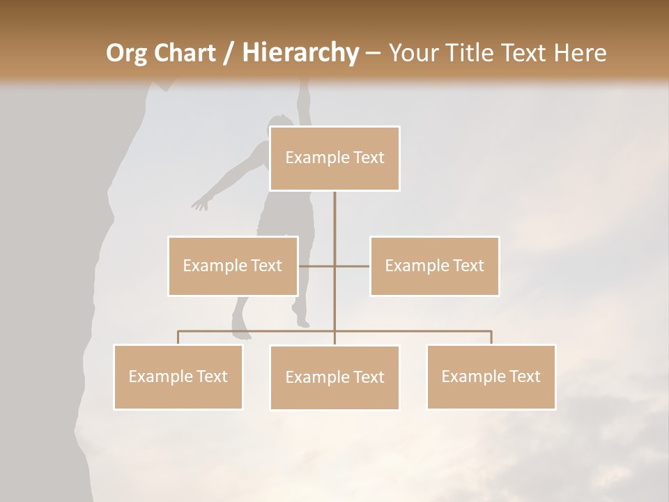 Cliff Achievement Free PowerPoint Template