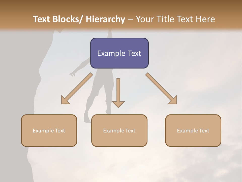 Cliff Achievement Free PowerPoint Template