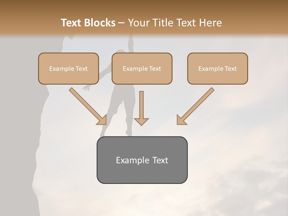 Cliff Achievement Free PowerPoint Template