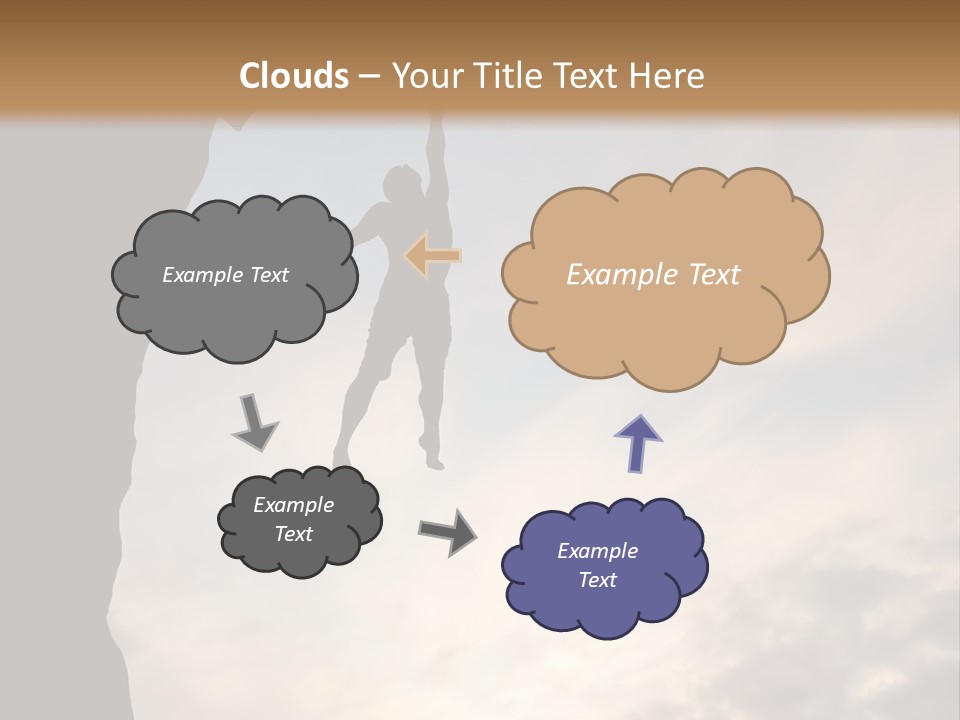 Cliff Achievement Free PowerPoint Template