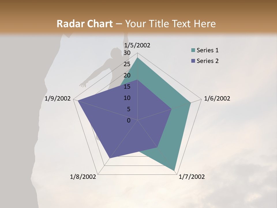 Cliff Achievement Free PowerPoint Template