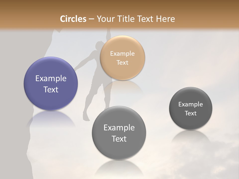 Cliff Achievement Free PowerPoint Template